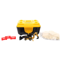 MICRO-RETROEXCAVADORA CAT 420E CON ACCESORIOS Y CAJA DE HERRAMIENTAS